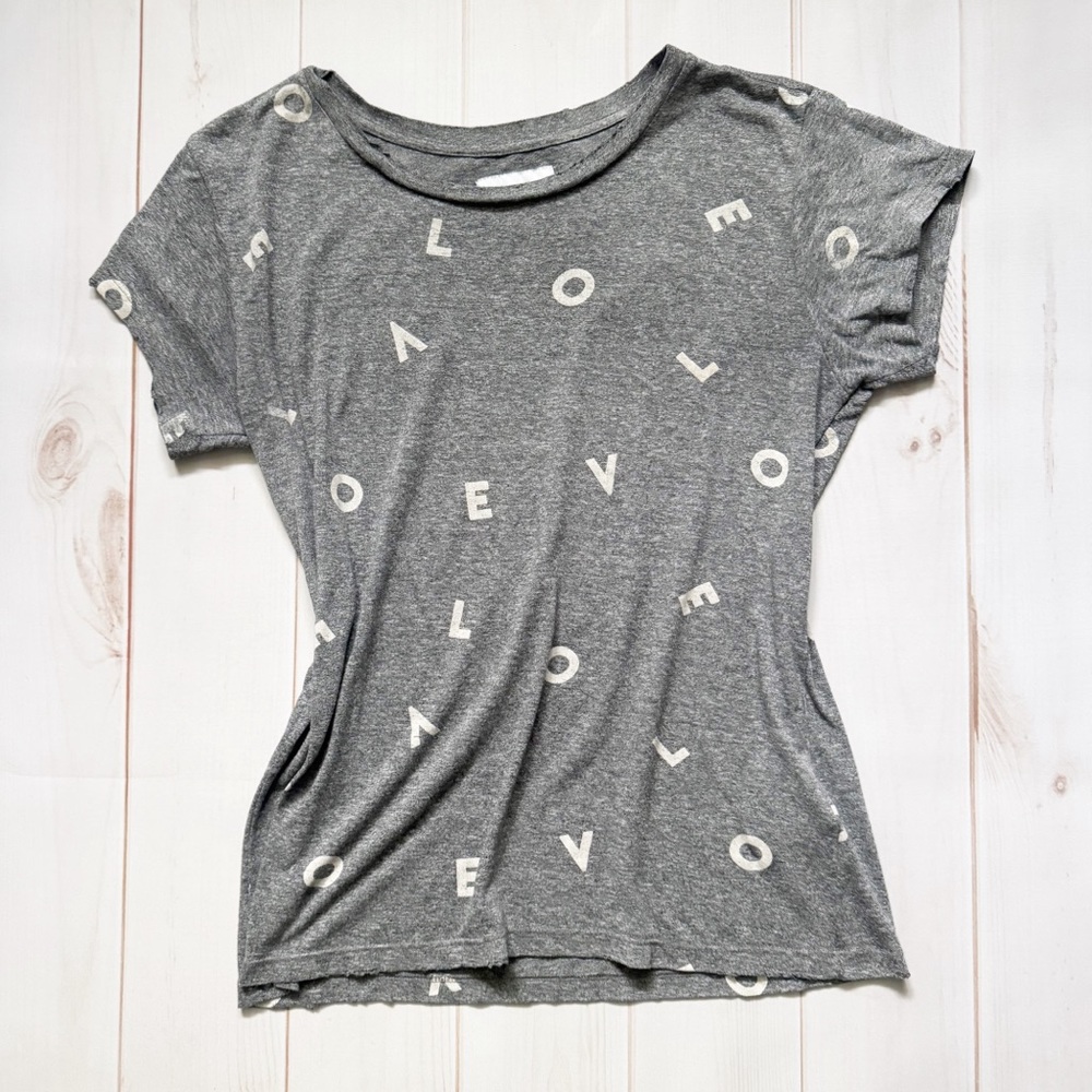Current/Elliott Gray Oversized Tee